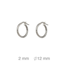 CRIOLLA PLATA GALLONADA 2X12 MM
