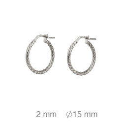 CRIOLLA PLATA GALLONADA 2X15 MM