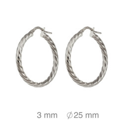 CRIOLLA PLATA GALLONADA 3X25 MM