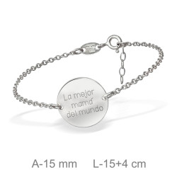 PULSERA PLATA MAMA