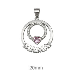 COLGANTE PLATA MAMA ZTAS