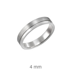 ALIANZA PLATA 4 MM PLANA