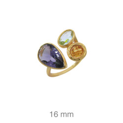 SORTIJA PLATA B.ORO+e AMBAR AGUAMARINA AMATISTA