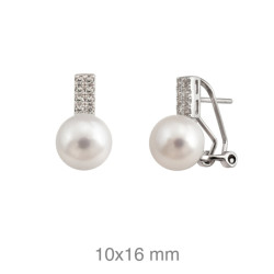 PENDIENTES PLATA TU Y YO ZTAS PERLA NATURAL