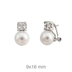 PENDIENTES PLATA TU Y YO ZTAS PERLA NATURAL