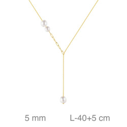 GARGANTILLA PLATA PERLAS PAPERCLIP