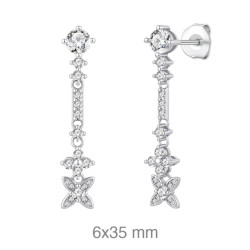 PENDIENTES PLATA CIRCONITAS