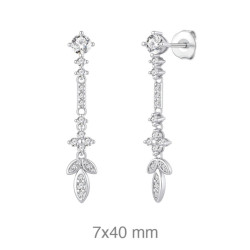 PENDIENTES PLATA CIRCONITAS
