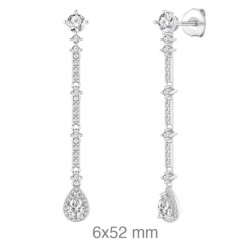 PENDIENTES PLATA CIRCONITAS