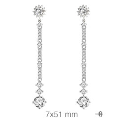 PENDIENTES PLATA CIRCONITAS