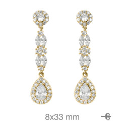 PENDIENTES PLATA B.ORO+e ZTAS PRESION