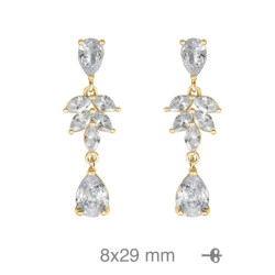 PENDIENTES PLATA B.ORO+e ZTAS PRESION