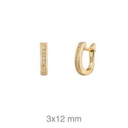 PENDIENTES PLATA B.ORO+e CIRCONITAS CATALAN