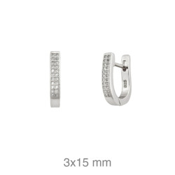 PENDIENTES PLATA CIRCONITAS CATALAN