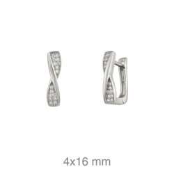 PENDIENTES PLATA CIRCONITAS CATALAN