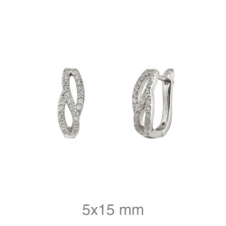PENDIENTES PLATA CIRCONITAS CATALAN