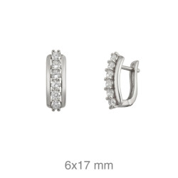 PENDIENTES PLATA CIRCONITAS CATALAN