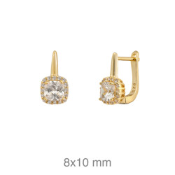 PENDIENTES PLATA B.ORO+e CIRCONITAS CATALAN