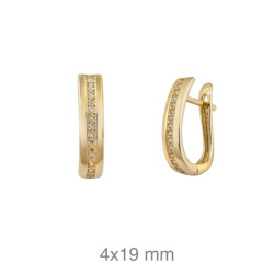 PENDIENTES PLATA B.ORO+e CIRCONITAS CATALAN
