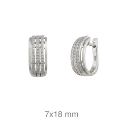 PENDIENTES PLATA CIRCONITAS CATALAN