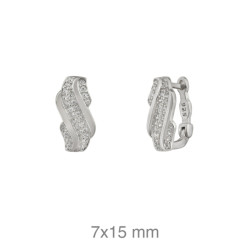 PENDIENTES PLATA CIRCONITAS CATALAN