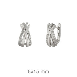 PENDIENTES PLATA CIRCONITAS CATALAN