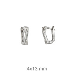 PENDIENTES PLATA CIRCONITAS CATALAN