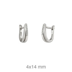 PENDIENTES PLATA CIRCONITAS CATALAN