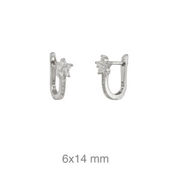 PENDIENTES PLATA CIRCONITAS CATALAN