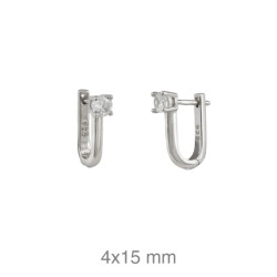 PENDIENTES PLATA CIRCONITA CATALAN