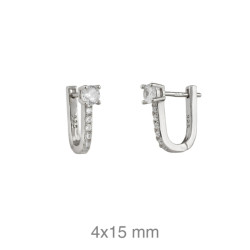 PENDIENTES PLATA CIRCONITAS CATALAN