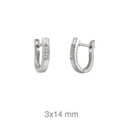 PENDIENTES PLATA CIRCONITAS CATALAN