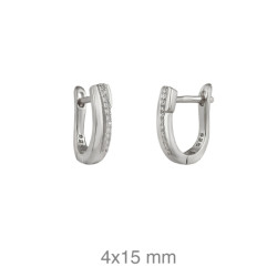 PENDIENTES PLATA CIRCONITAS CATALAN