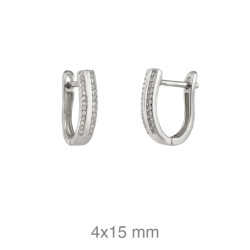PENDIENTES PLATA CIRCONITAS CATALAN