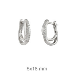 PENDIENTES PLATA CIRCONITAS CATALAN