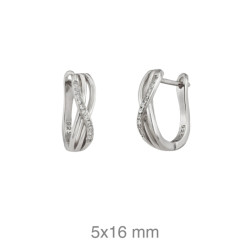PENDIENTES PLATA CIRCONITAS CATALAN