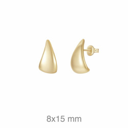 PENDIENTES PLATA B.ORO PRESION