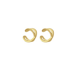 PENDIENTES PLATA B.ORO EAR CUFF