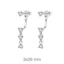 PENDIENTES PLATA CIRCONITAS