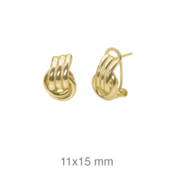 PENDIENTES PLATA B.ORO+e OMEGA