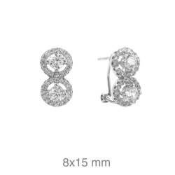 PENDIENTES PLATA ZTAS OMEGA