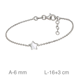 PULSERA PLATA ESTRELLA