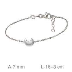 PULSERA PLATA LUNA