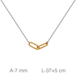 GARGANTILLA PLATA BICOLOR