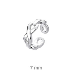 SORTIJA PLATA INFINITOS