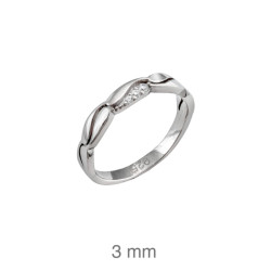 SORTIJA PLATA CIRCONITAS