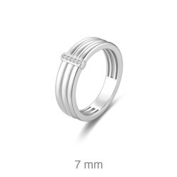 SORTIJA PLATA CIRCONITAS