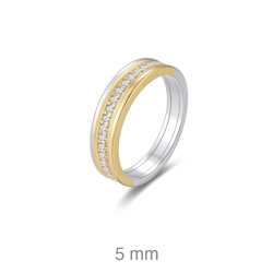 SORTIJA PLATA BICOLOR CIRCONITAS