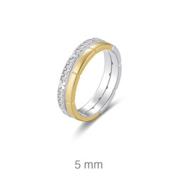 SORTIJA PLATA BICOLOR CIRCONITAS