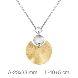 GARGANTILLA PLATA BICOLOR